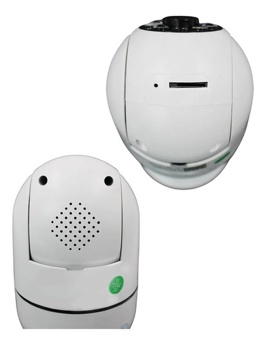 Kit 2 Câmera De Segurança Ip Wi-fi Wireless Quintal Casa Top Cor Branco