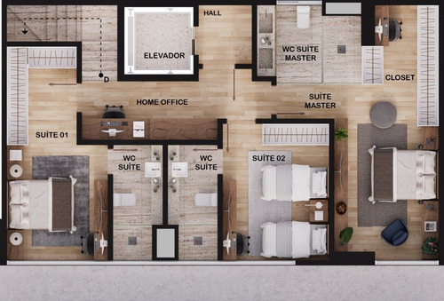 Imagem 22 de 23 de Apartamento Com 3 Dormitórios À Venda, 176 M² Por R$ 1.056.725,00 - Tirol - Natal/rn - Ap6337