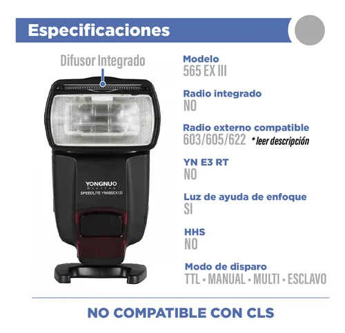 Combo Flash Yongnuo Yn565 + Radio Yn622 Para Nikon