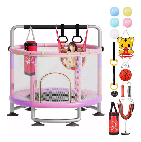 Trampolin Para Niños Tumbling Resortes Red Seguridad Trampolines Brincolines