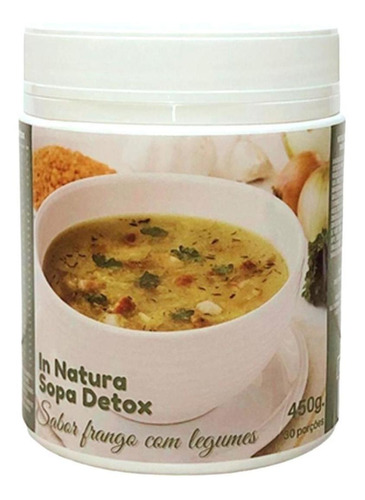 Sopa Diet Detox 450g - 30 Porções In Natura - Para 30 Dias