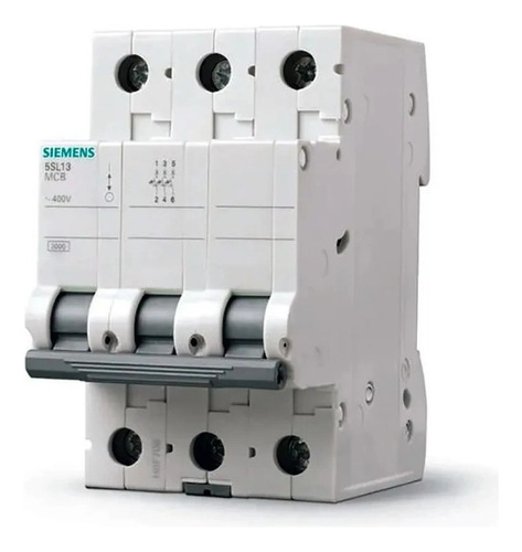 Disjuntor Tripolar Siemens Curva C 63a - 5sl1 363-7mb