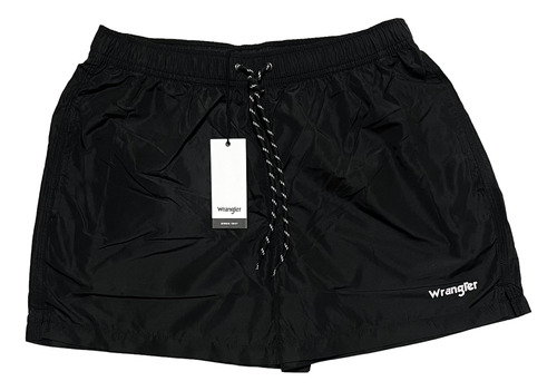 Short De Baño Malla Wrangler Liso Flynn Hombre