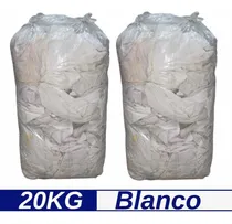 Comprar Trapos Limpieza Industrial - 20 Kg Blanco 70% Algodón