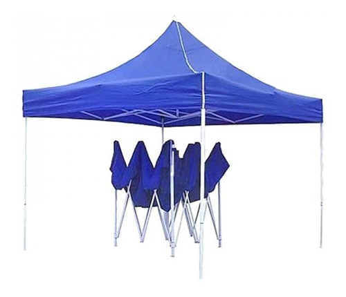 Imagen 5 de 6 de Toldo Plagable 3x3 Metalico Antioxidable Con Lona, Impermeab