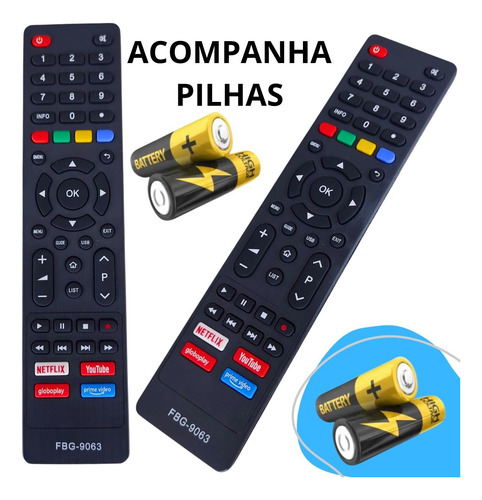 Controle Remoto Universal Compatível Com Philco Smart Tv Net