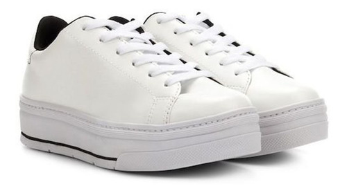 tenis branco plataforma ramarim