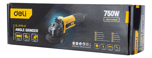 Esmeril Angular 750w 115mm 4 1/2 Profesional Deli