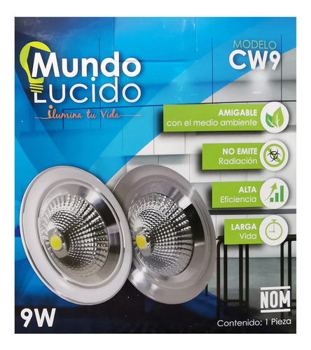 5 Pz Spot Led Satinado 9w Empotrable Plafon O Bote 7cm P