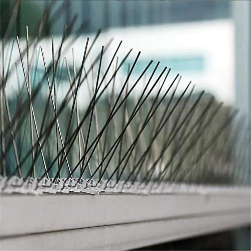 Pinchos Para Pájaros, Acero Inoxidable Flexible Con Base De