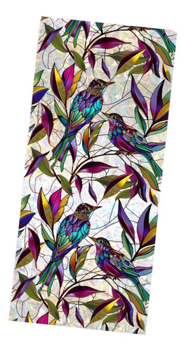 Película De Vidrieras De La Ventana De Vidrio Colorido Sala