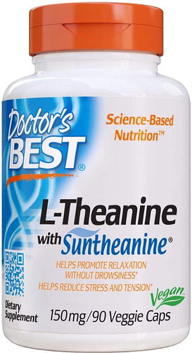 L-teanina Con Suntheanine 150 Mg Doctor's Best 90 Capsulas
