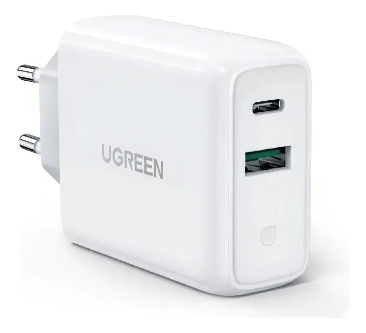 Carregador De Parede Ugreen Usb + Usb-c 36w Branco