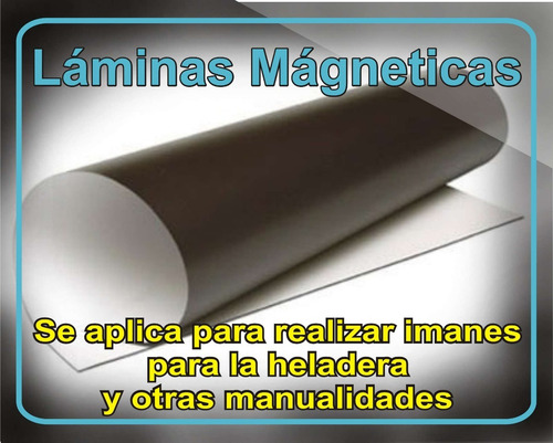 Plancha De Iman Autoadhesiva A4 Flexible H/agotar Stock