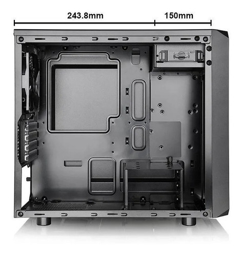 Gabinete Thermaltake Gamer Esports Versa H15 Win Spcc Black