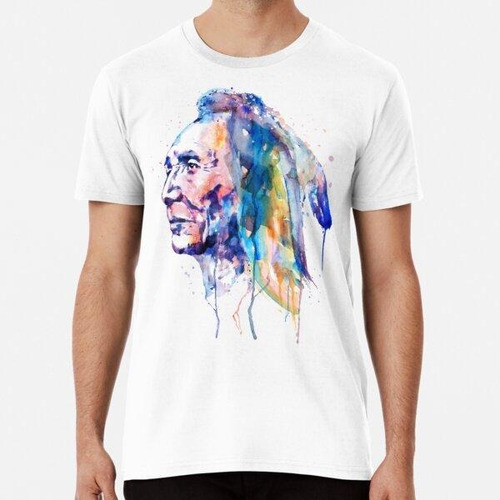 Remera Sioux Warrior Watercolor Algodon Premium