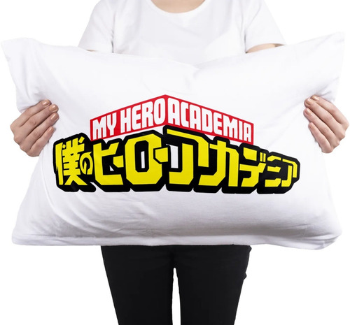 Cojin Almohada My Hero Academia Logo Azul Anime Hogar Diseño Color Boku No Hero 03