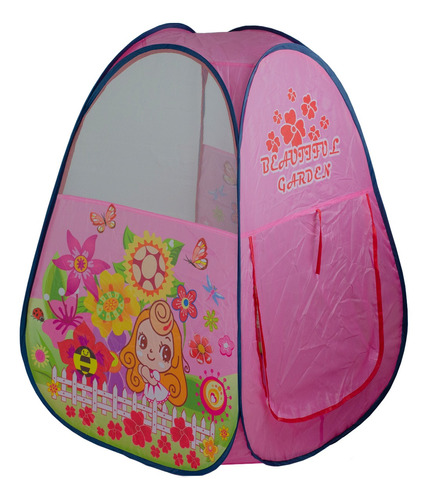 Barraca Infantil Rosa Decorada Menina + Bolsa De Transporte