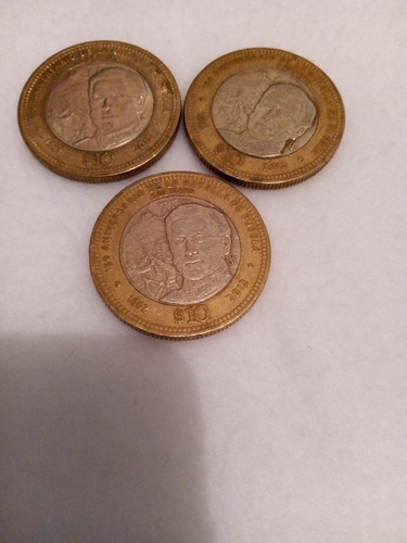 Monedas De $10 Pesos   Aniversario De La Batalla De Puebla