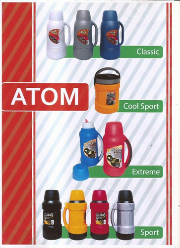 Termo Atom Legend 1 Litro Color Rojo