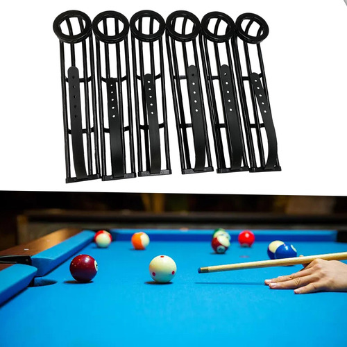 6x Accesorios De Riel De Bolsillo Para Mesa De Billar,