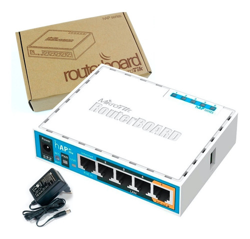 Router Mikrotik Rb952ui-5ac2nd Hap Ac Lite Wifi Con Fuente