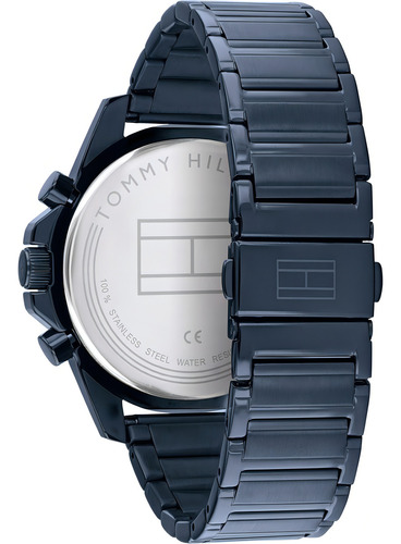 Reloj Tommy Hilfiger 1791789 Color de la correa Azul acero Color del bisel Azul acero Color del fondo Azul acero