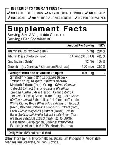 Force Factor Leanfire Pm Quemador 60 Capsulas Sfn