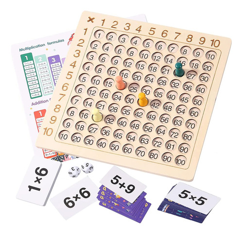 Cltoyvers Juego De Mesa De Matemáticas Mejorado Para Niños