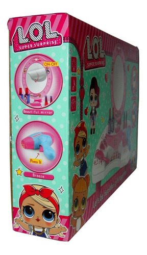 Imagen 3 de 10 de Mini Peinadora De Juguete Set De Belleza Niñas Con Accesorio