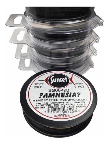 Nylon Amnesia 20lbs. / 0,48mm. Ideal Brazolada - Running Fly