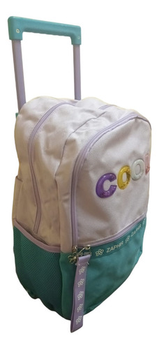 Mochila Escolar Con Carro Cool 43cm Zaphir