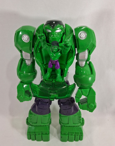Boneco Marvel Playskool Mega Armadura Hulk Hasbro 2015 (Usado)