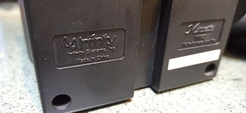 Bafles Satelitales Infinity Minuette. Frecuenciavintage Negro (Usado)
