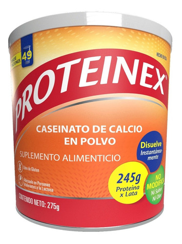 Enterex Proteinex 275g,   Caseinato De Calcio,  Polvo 