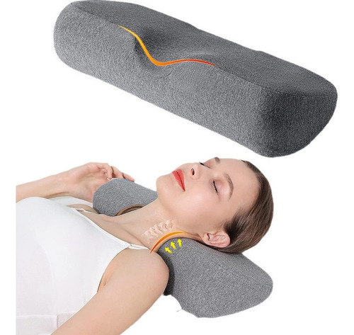 Almofada Cervical Para Dormir Travesseiro Lombar Suave