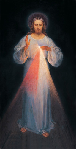 Divina Misericordia (90 De Alto X 60 De Ancho) Con Bastidor