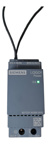 Fonte Logo Power Supply 1,3a 24 Vcc Siemens (Usado)
