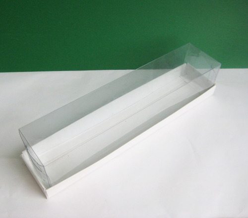 Cajas Base Cartón Tapa Acetato Pvc