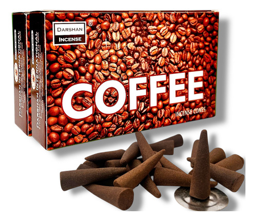 Incienso Cono Darshan 40 Pz Original Premium Varios Aromas Café