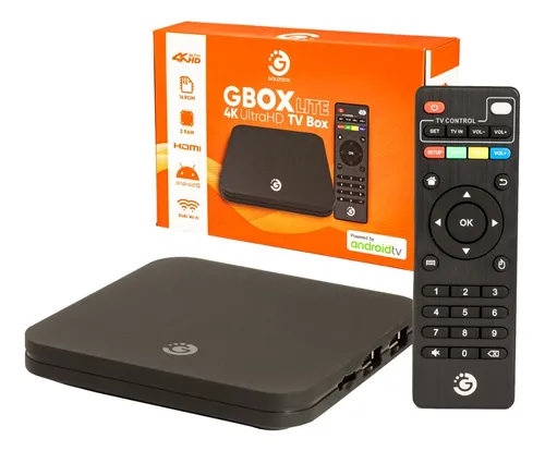 comprar Smart Tv Box Goldtech 4k Uhd 16gb 2gb Wifi Android 10 Star+
