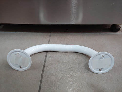 Manija Agarradera Pasamanos 25cm P/ Bañadera Baño Blanco