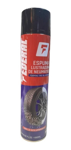 Espuma Lustradora Para Cauchos 650ml Federal 