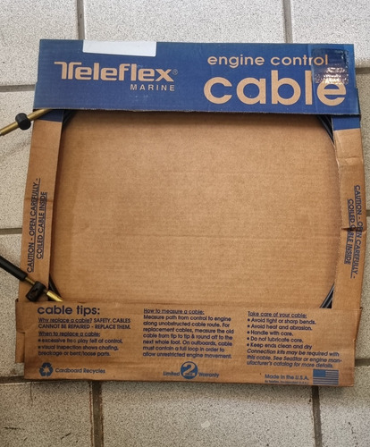 Cabo De Comando Mercury 10',teleflex Importado