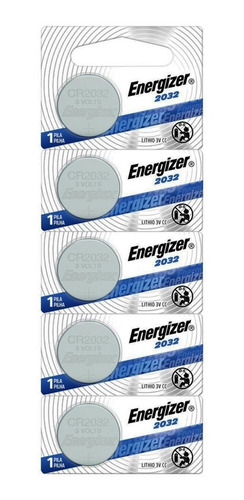 Imagen 1 de 9 de Cr 2032 Energizer Pila Boton 2032 Pack X 5