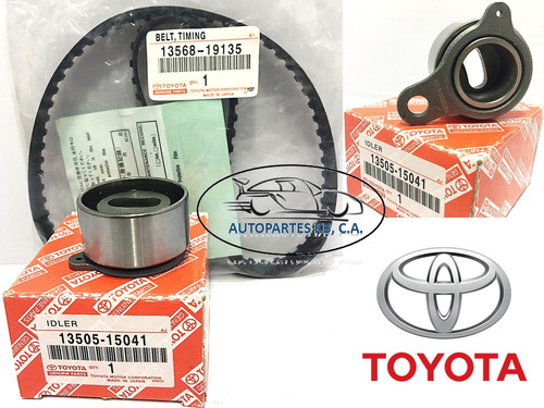 Kit Correa De Tiempo Toyota Corolla Baby Camry Araya Sky 1.6