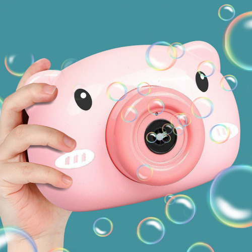 Máquina De Burbujas Para Niños Con Forma De Cámara Automátic