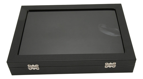 Estuche Expositor Pin Jewelry Con Tapa De Vidrio Transparent