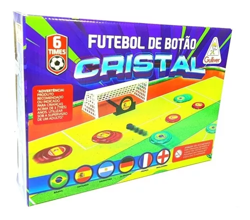 Jogo Futebol De Botão Completo Com Seleções 2 Times Original Gulliver em  Promoção na Americanas