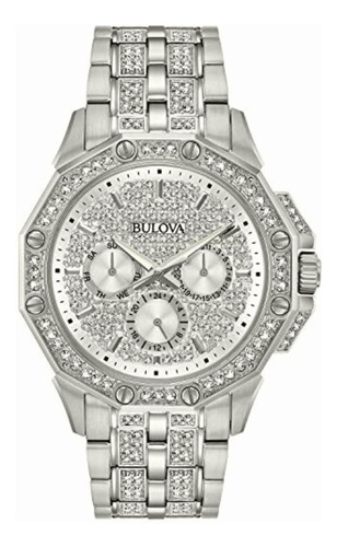 Reloj Bulova Para Hombres 42mm, Pulsera De Acero Inoxidable